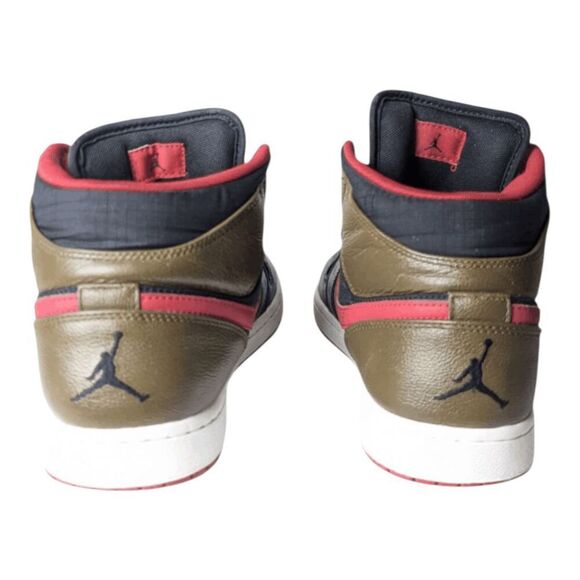NIKE Air Jordan 1 Phat \'Black Red Olive\' Sneakers Size 11 main image 7